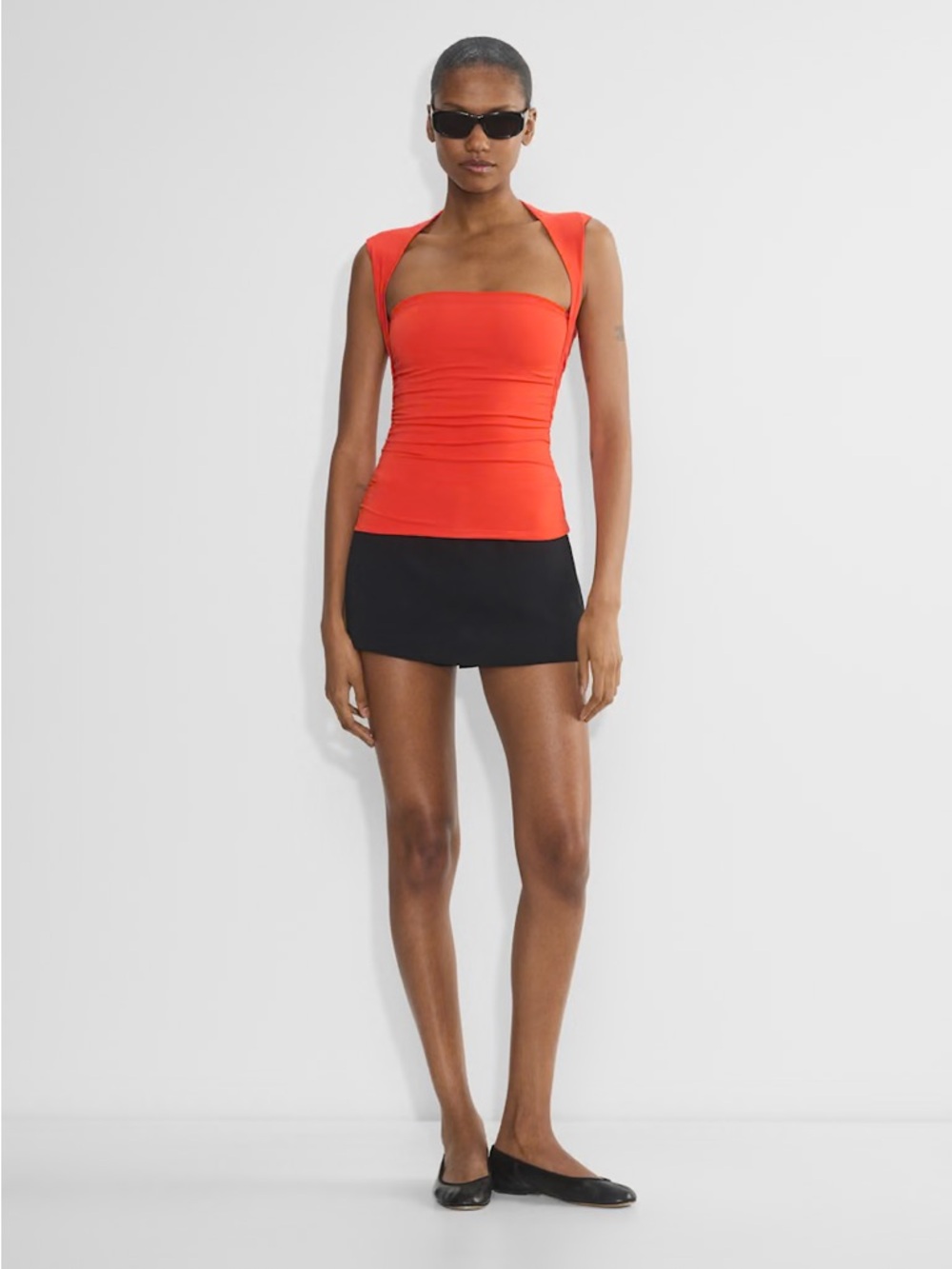 NWOT Aritzia Contour Top in Poppy Red